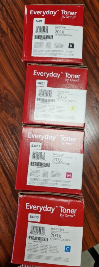 4 Tóner Xerox 201X NUEVOS