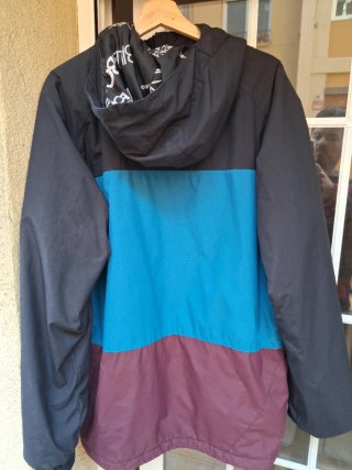 Abrigo Billabong Negro, Azul y Morado