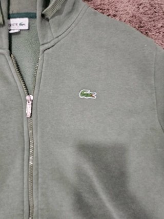 Conjunto Treino Lacoste Verde Tamanho:XXL  criança