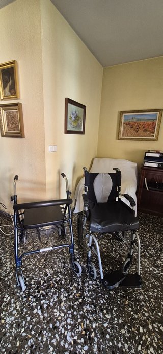 Silla de ruedas Karma y andador