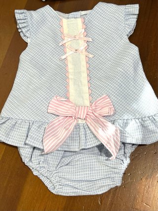 JESUSITO BABYFERR VESTIDO RANITA Y CAPOTA “NUEVO”