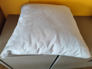 Cuscino Arredo grigio chiaro Tessuto