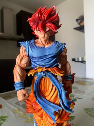 Dragon Ball Super 2 Figure Goku e Vegeta 36cm LED