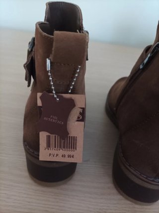 Botines Kipe's Piel Marrón Nuevos Talla 39