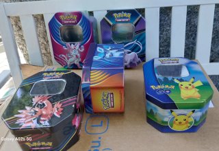 Scatole metallo vuote Pokémon