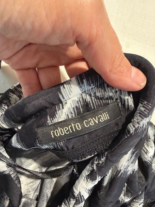 Abito vintage Roberto Cavalli stampa animal