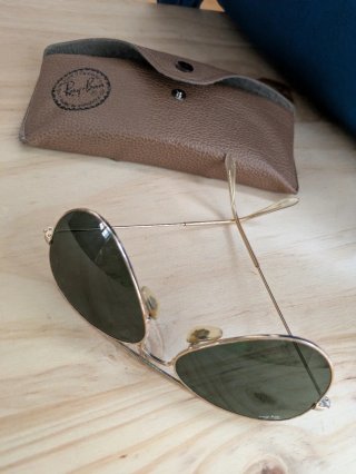 Gafas Ray-Ban Aviator L Doradas