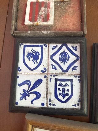 Azulejos valencianos antiguos decorados