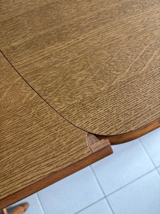 Mesa de comedor de madera extensible