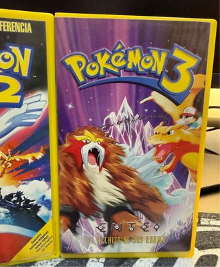 Lote 3 Películas Pokémon VHS (Español)