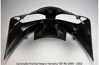Carenado frontal Negro Yamaha YZF R6 1999 - 2002