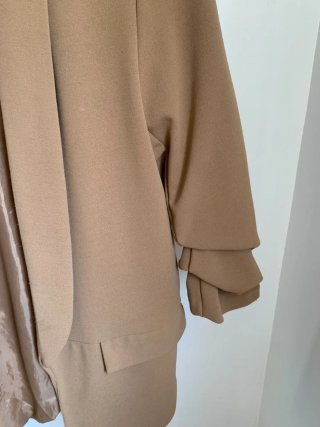 Blazer beige/marrón