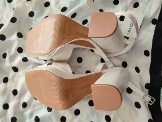 Zapatos de tacón Marypaz blancos talla 38