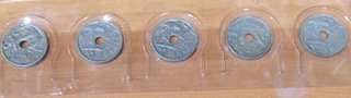 5 Monedas 50 Céntimos 1949