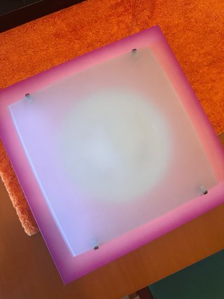 Lámpara de techo cuadrada