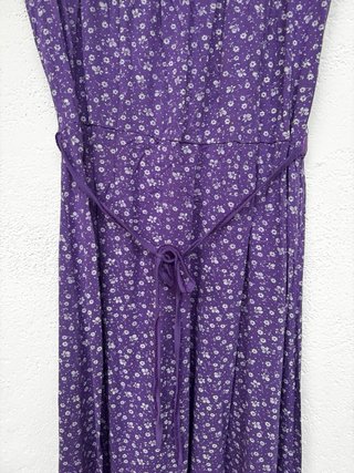 Vestito floreale blu