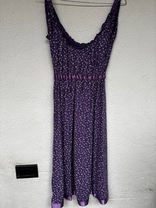 Vestito floreale blu