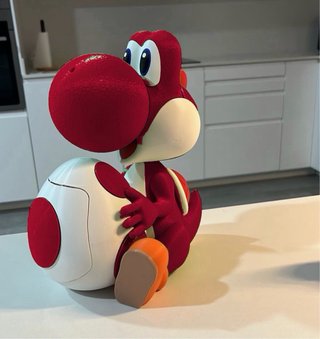 Palomitero Yoshi Azul 3D