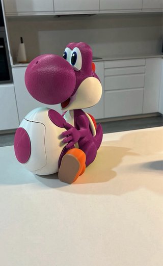 Palomitero Yoshi Azul 3D
