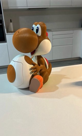 Palomitero Yoshi Azul 3D