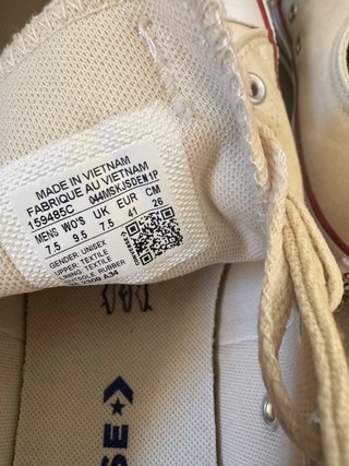 Converse Beige Talla 41