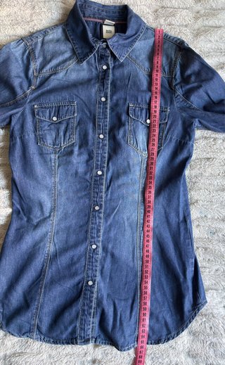 Camisa vaquera Bershka Denim Talla S
