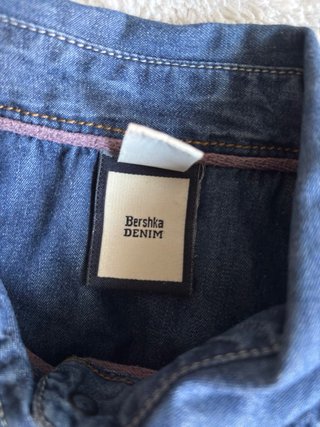 Camisa vaquera Bershka Denim Talla S