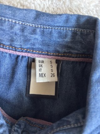 Camisa vaquera Bershka Denim Talla S