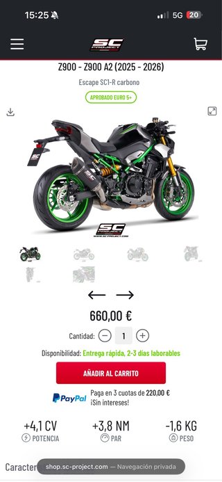 Kawasaki Z900 Muy cuidada 16.000 KM CS Project