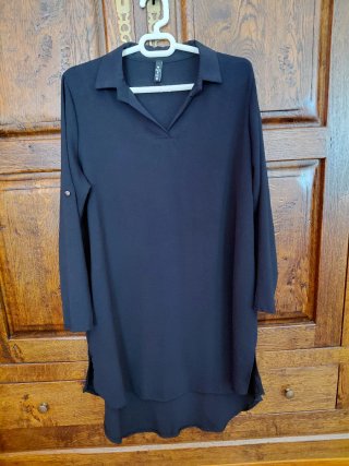 Vestido gasa negro