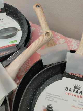 Set 5 Padelle Bavaria Stone 18cm