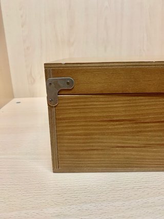 Bonita caja de madera