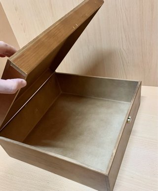 Bonita caja de madera