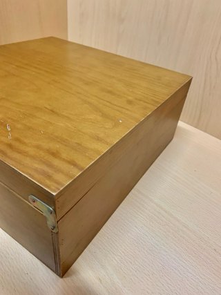 Bonita caja de madera