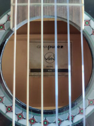 Gewa Pure 4/4 Basic Guitarra Negra