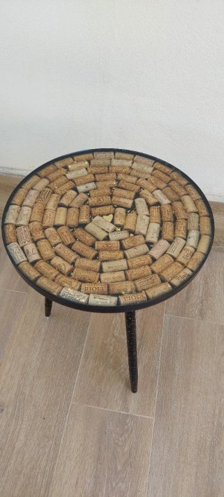 Mesa decorativa de recina epoxy
