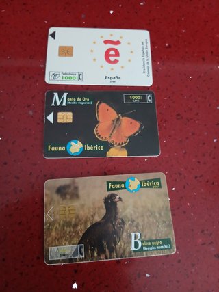 🇪🇦 33 Carte Telefoniche Spagna Cabitel