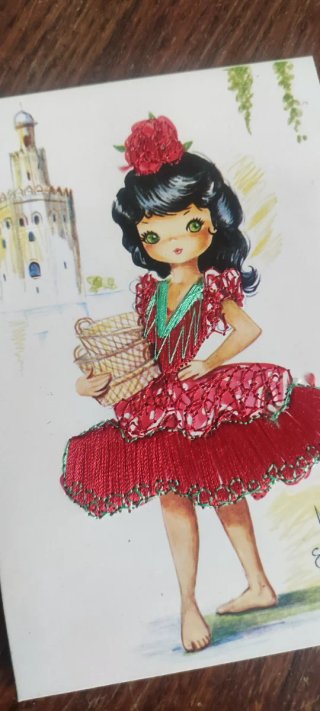 Tarjetas postales vintage infantiles