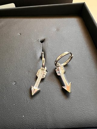 Pendientes Lotus Flecha Plata de Time Road