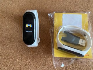 Pulsera Actividad Smartband Blanca y Negra