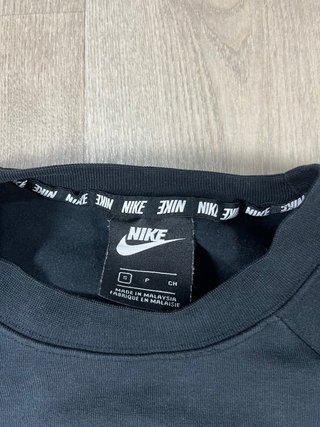 Sudadera Nike Negra Logo Grande