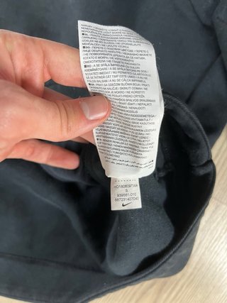 Sudadera Nike Negra Logo Grande