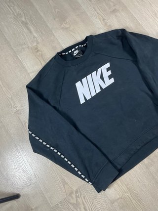 Sudadera Nike Negra Logo Grande