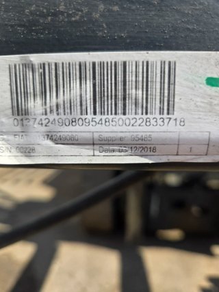 Puente trasero Fiat Ducato 2018 rueda simple.