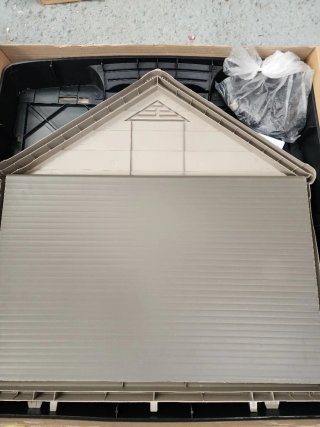 Caseta Perro Exterior Resina Curver Beige/Gris