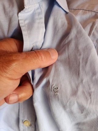 Camisa Pierre Cardin Azul Talla XL. No envío.