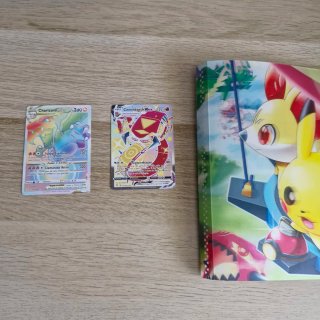 Álbum Pokémon y 96 cartas