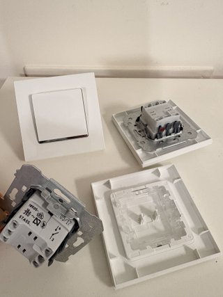 Set 3 Interruptores Siemens DeltaMIRO Blanco