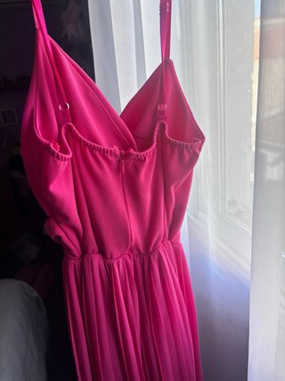 Vestido fiesta verano rosa