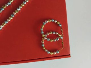 Collana milleluci oro e argento